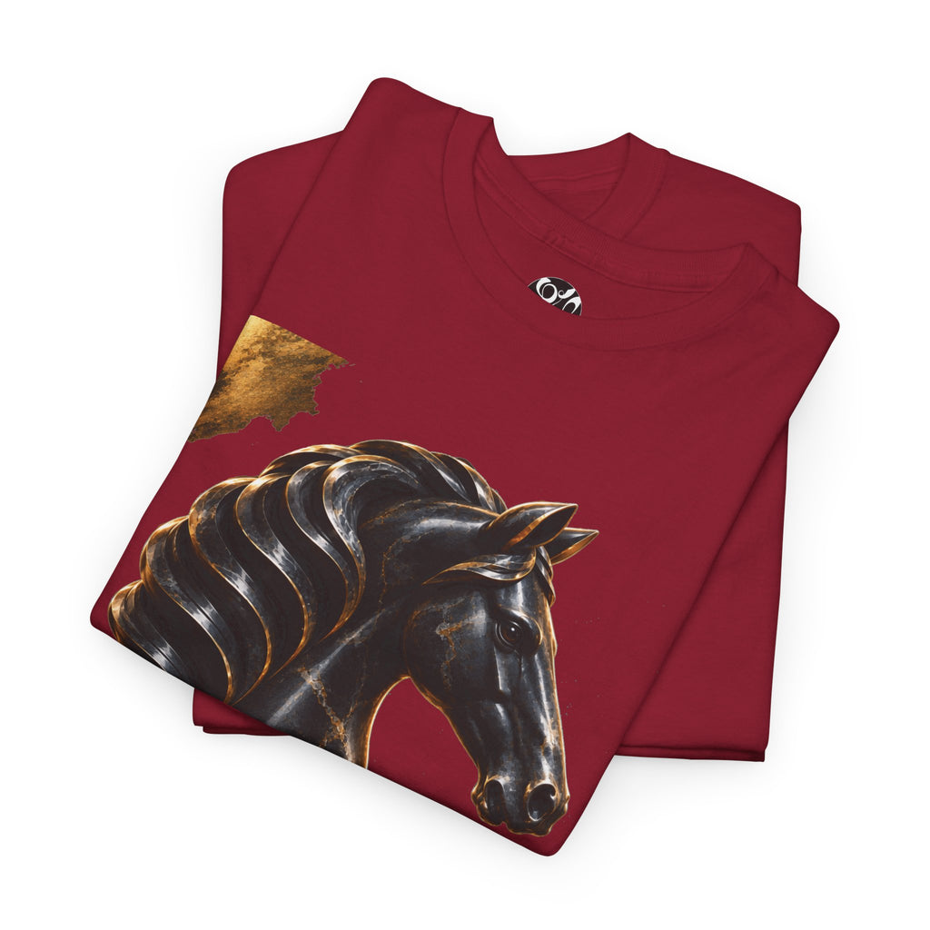 The Black Knight Chess horse t-shirt | Chess Piece Graphics