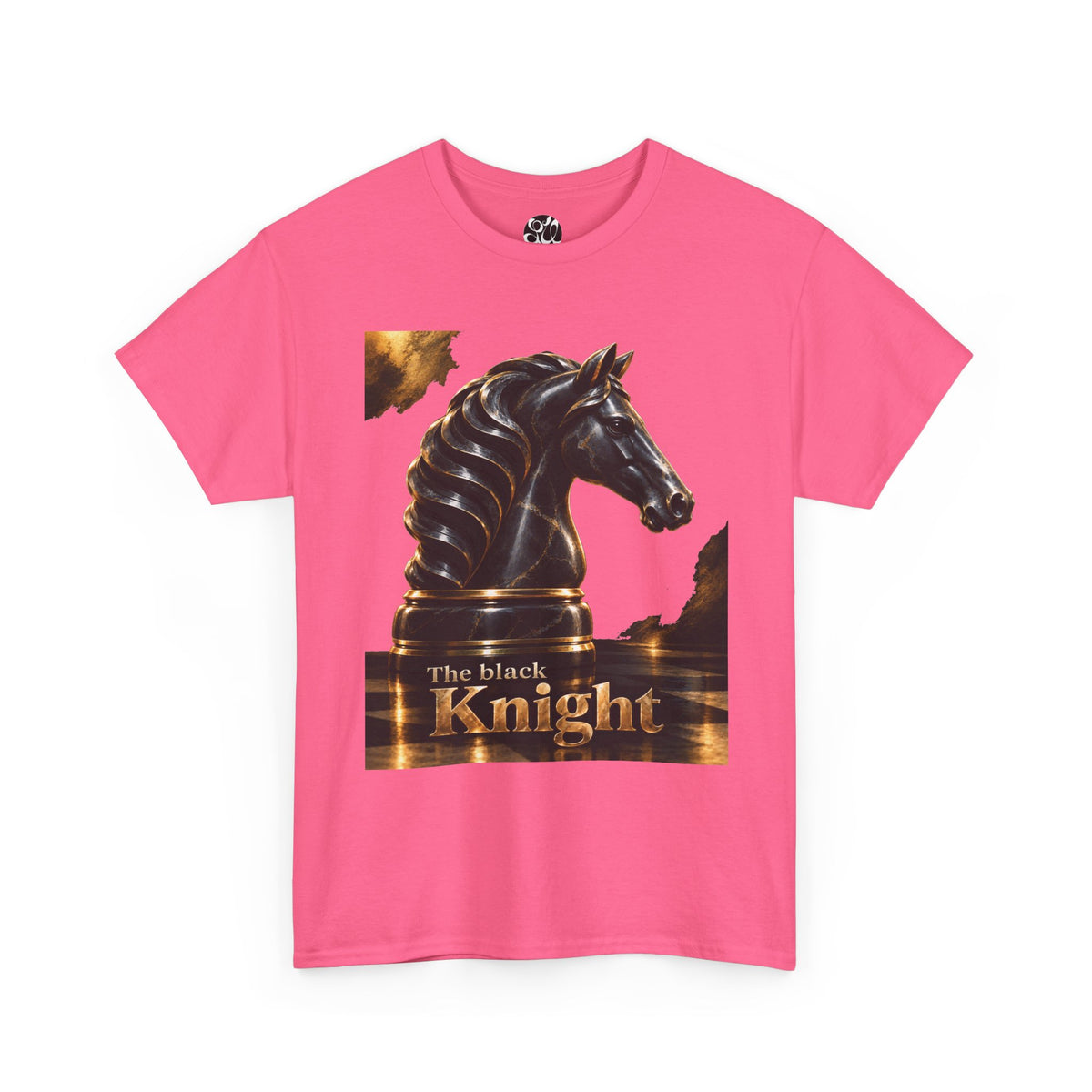 The Black Knight Chess horse t-shirt | Chess Piece Graphics