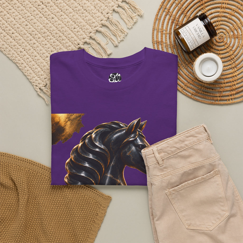 The Black Knight Chess horse t-shirt | Chess Piece Graphics