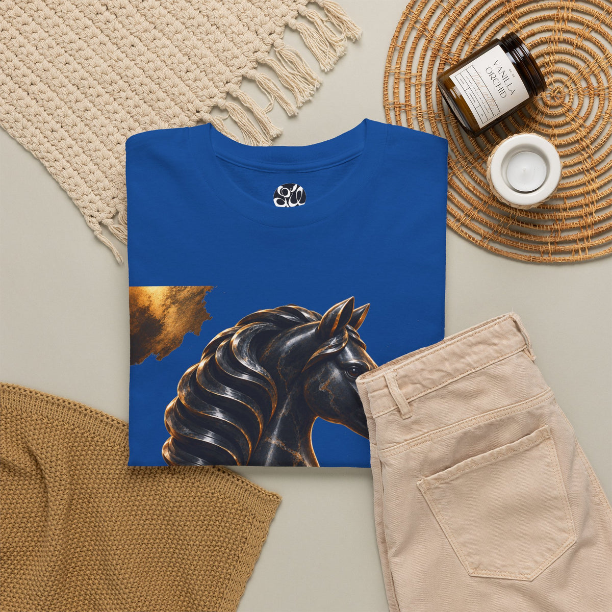 The Black Knight Chess horse t-shirt | Chess Piece Graphics