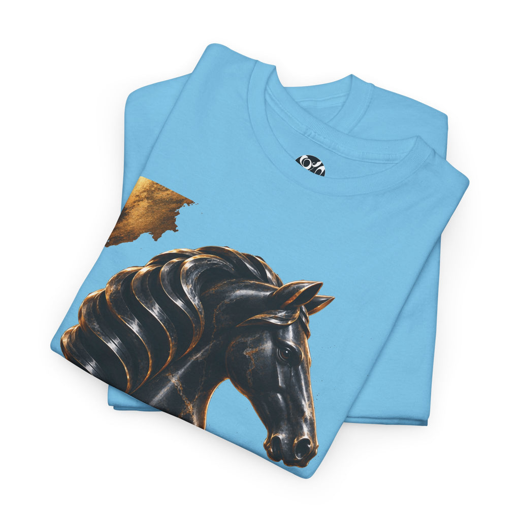 The Black Knight Chess horse t-shirt | Chess Piece Graphics
