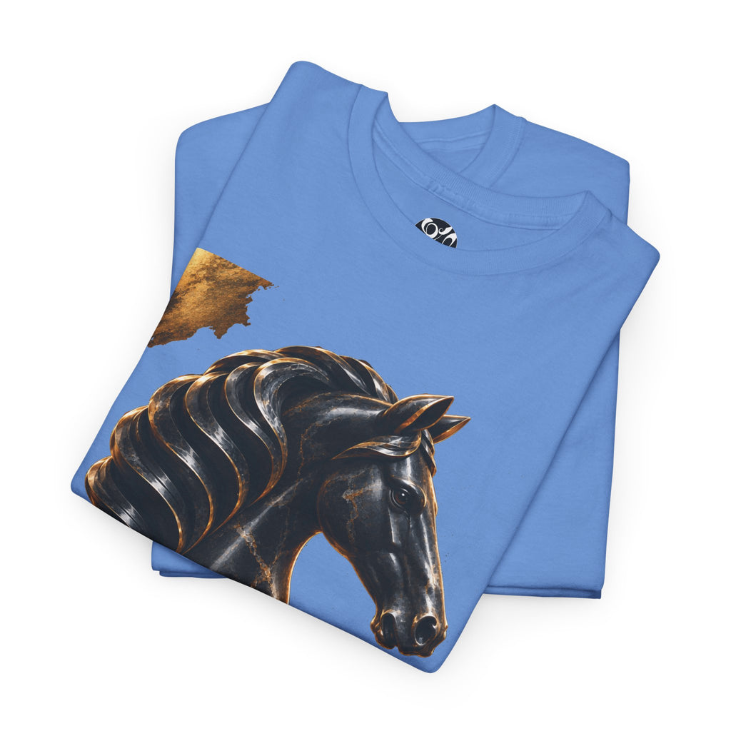 The Black Knight Chess horse t-shirt | Chess Piece Graphics