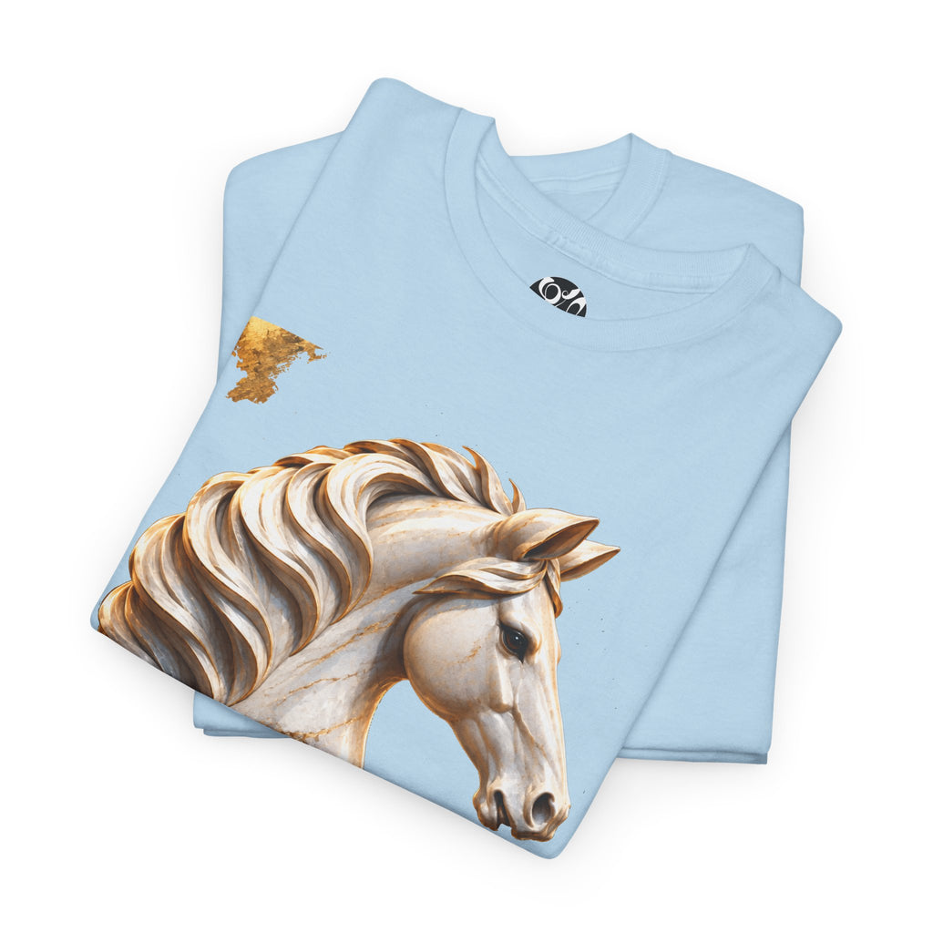 White Knight Chess T‑Shirt — 'The move is there, but you must see it.' Quote Tee