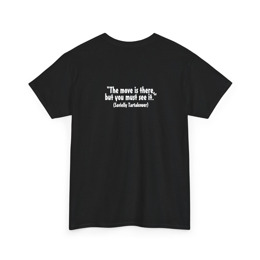 The Black Knight Chess horse t-shirt | Chess Piece Graphics