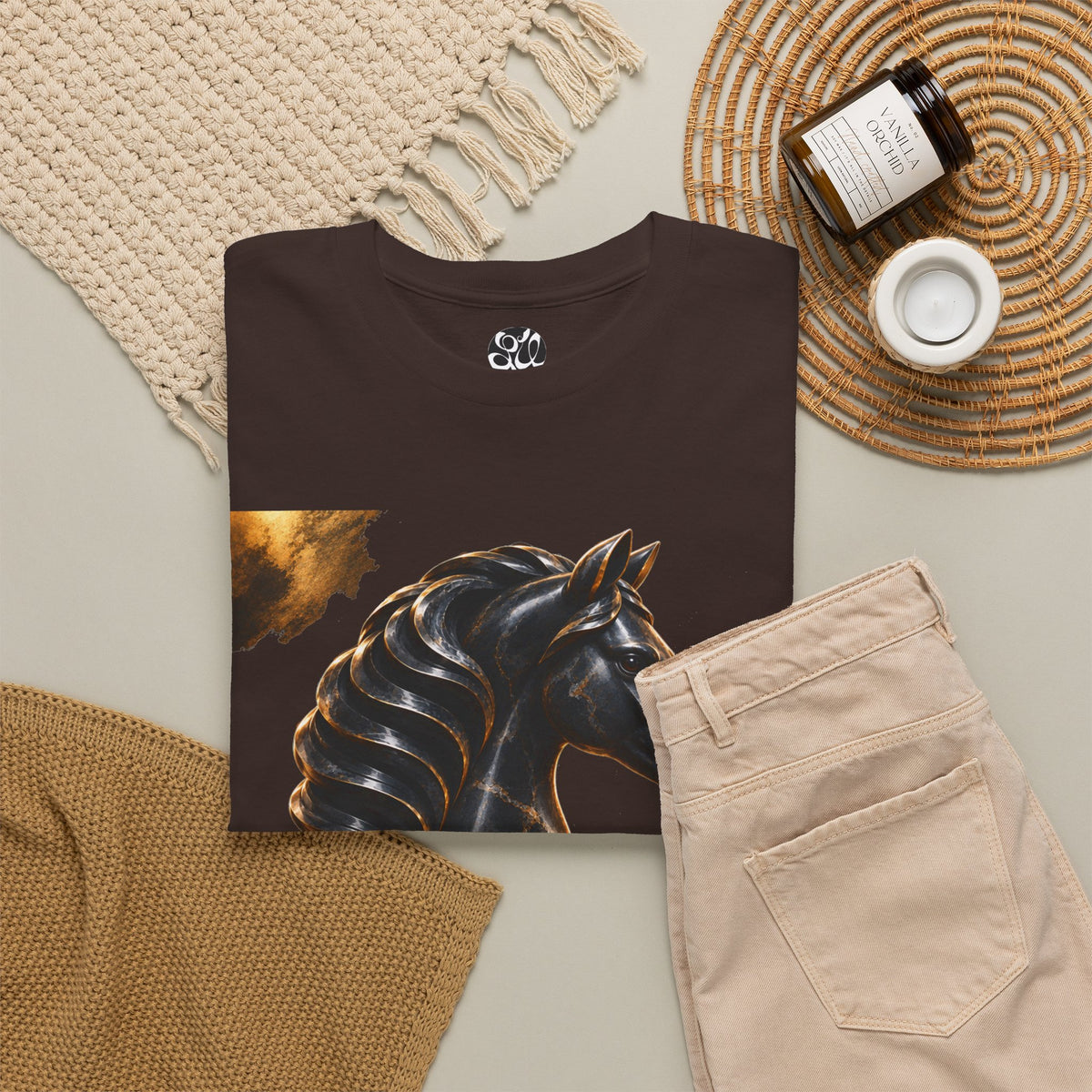 The Black Knight Chess horse t-shirt | Chess Piece Graphics