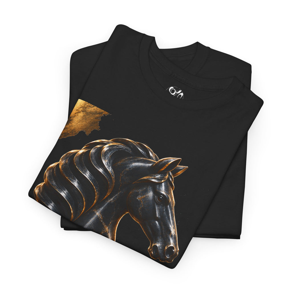 The Black Knight Chess horse t-shirt | Chess Piece Graphics