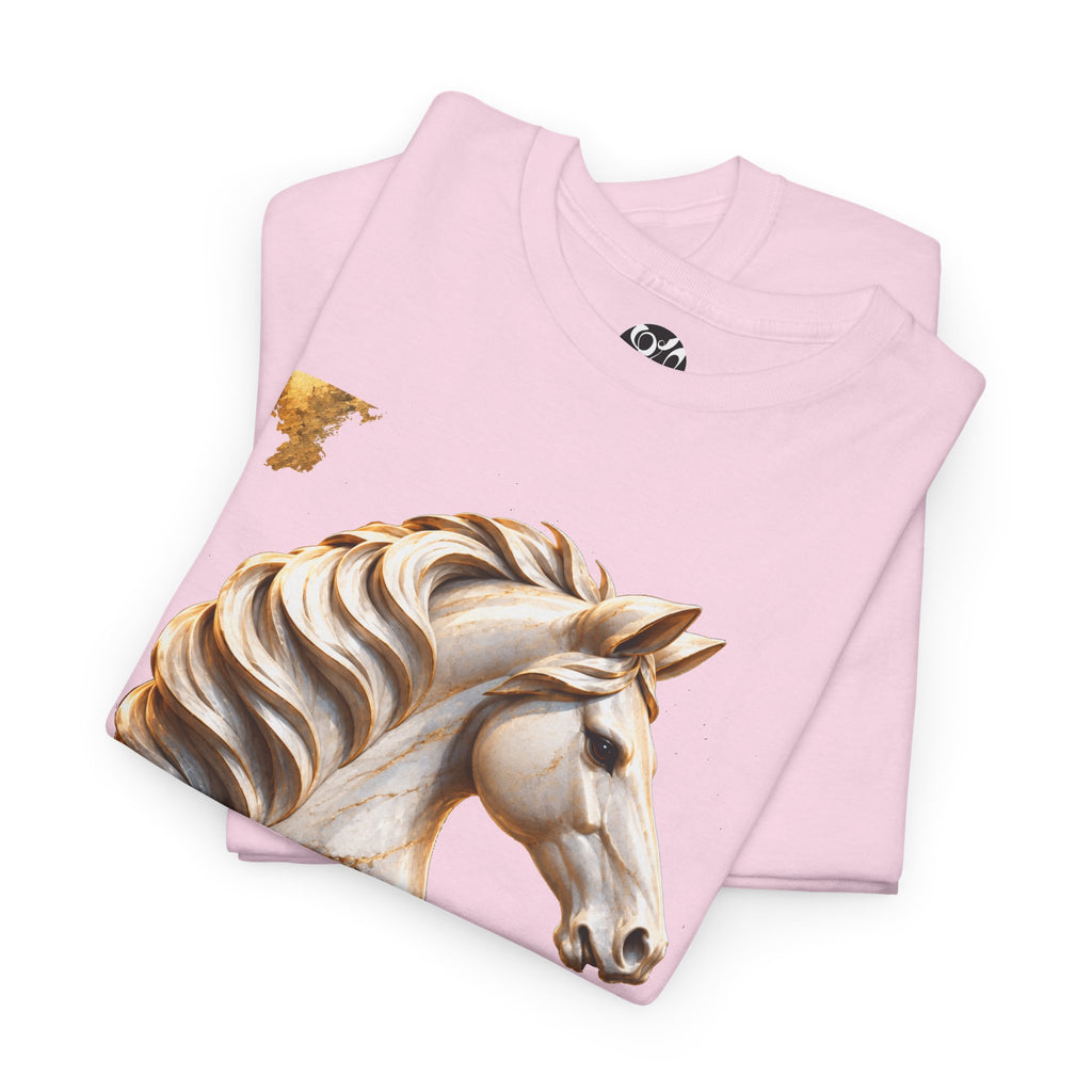 White Knight Chess T‑Shirt — 'The move is there, but you must see it.' Quote Tee