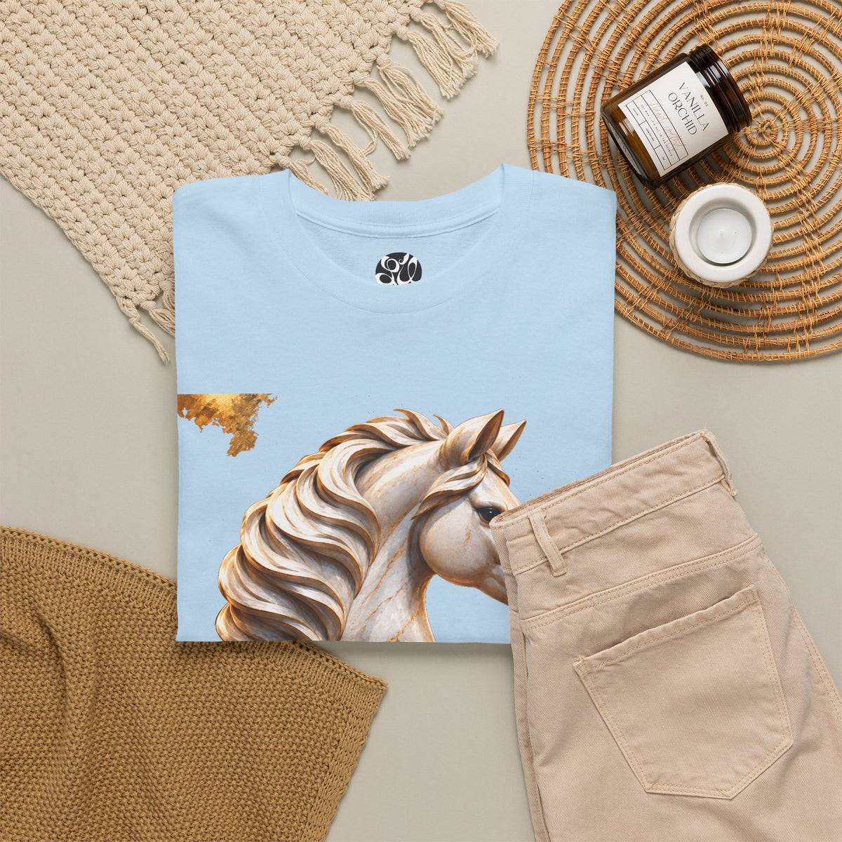 White Knight Chess T‑Shirt — 'The move is there, but you must see it.' Quote Tee