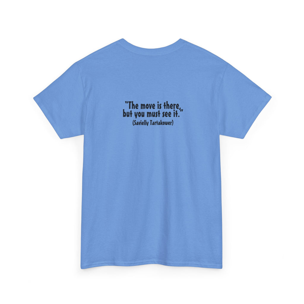 The Black Knight Chess horse t-shirt | Chess Piece Graphics