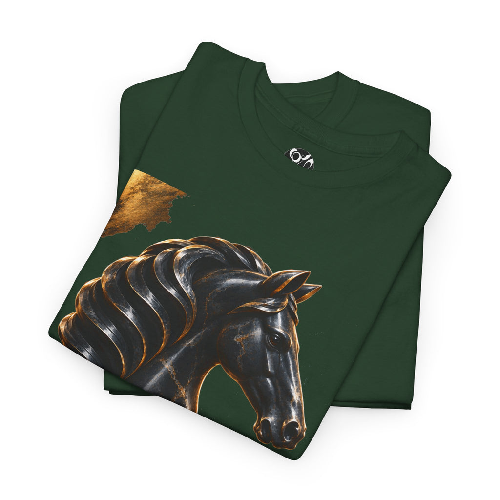 The Black Knight Chess horse t-shirt | Chess Piece Graphics