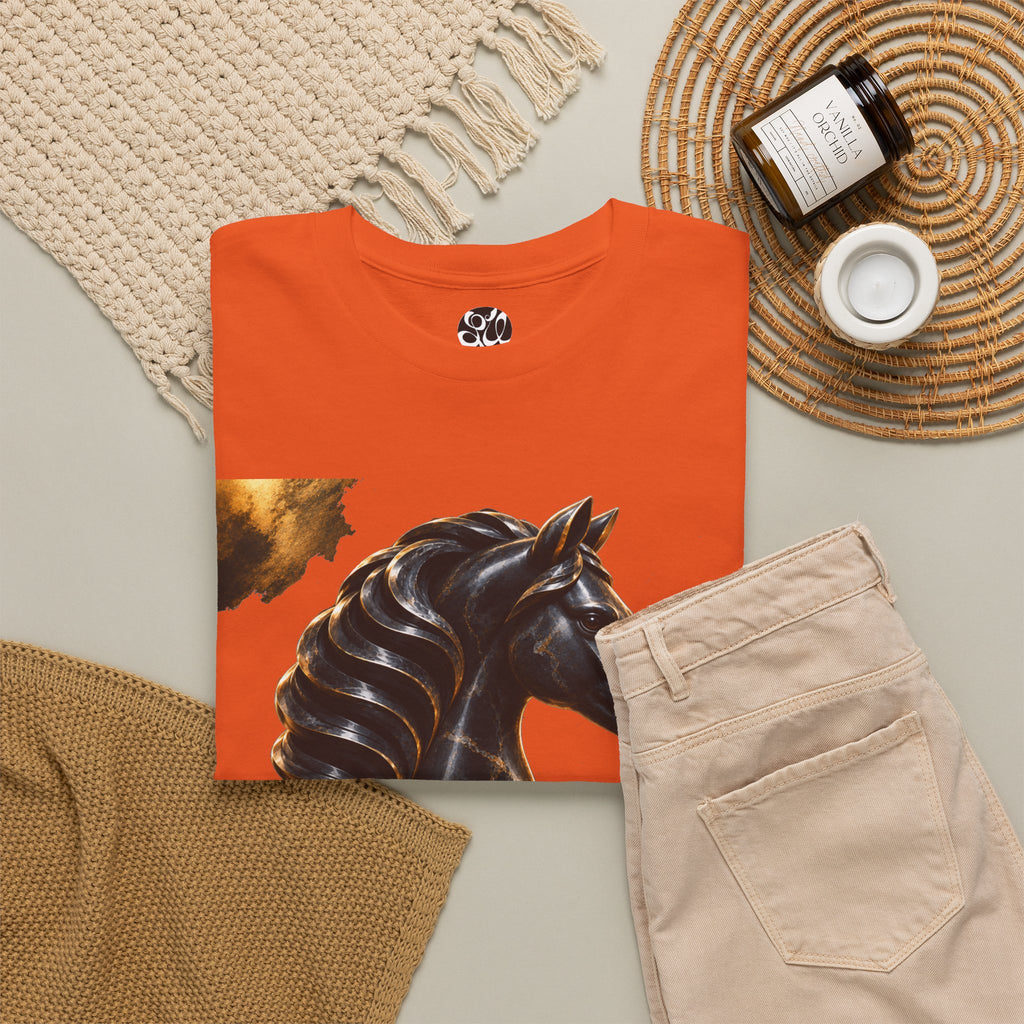The Black Knight Chess horse t-shirt | Chess Piece Graphics