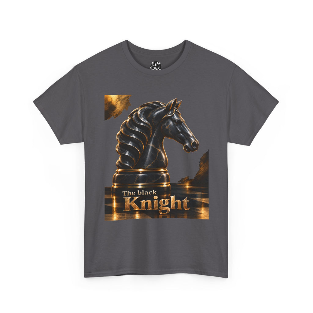 The Black Knight Chess horse t-shirt | Chess Piece Graphics