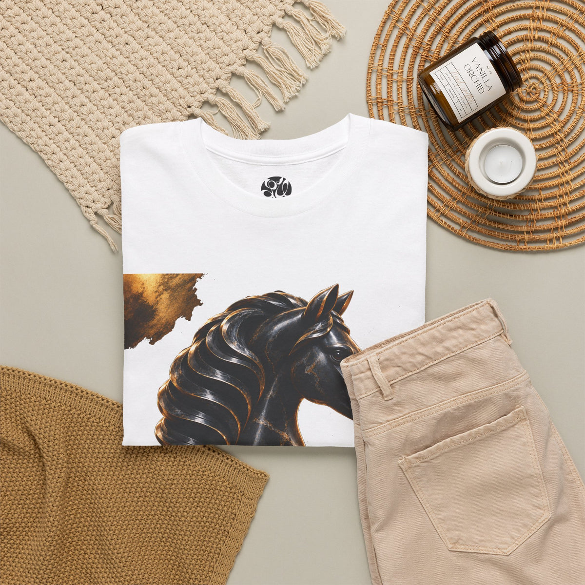 The Black Knight Chess horse t-shirt | Chess Piece Graphics