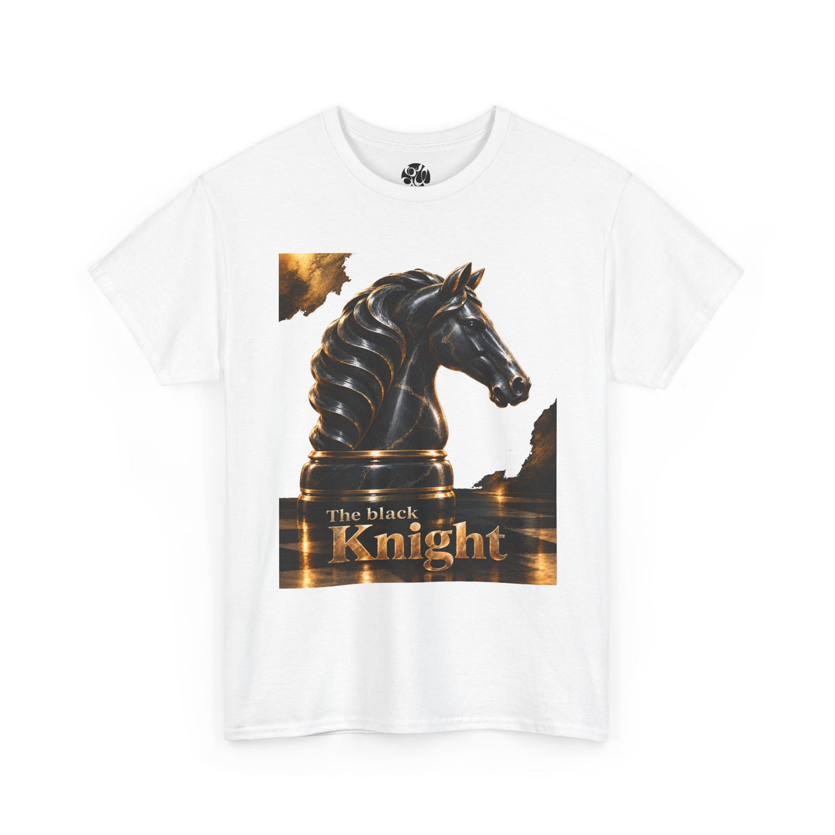 The Black Knight Chess horse t-shirt | Chess Piece Graphics