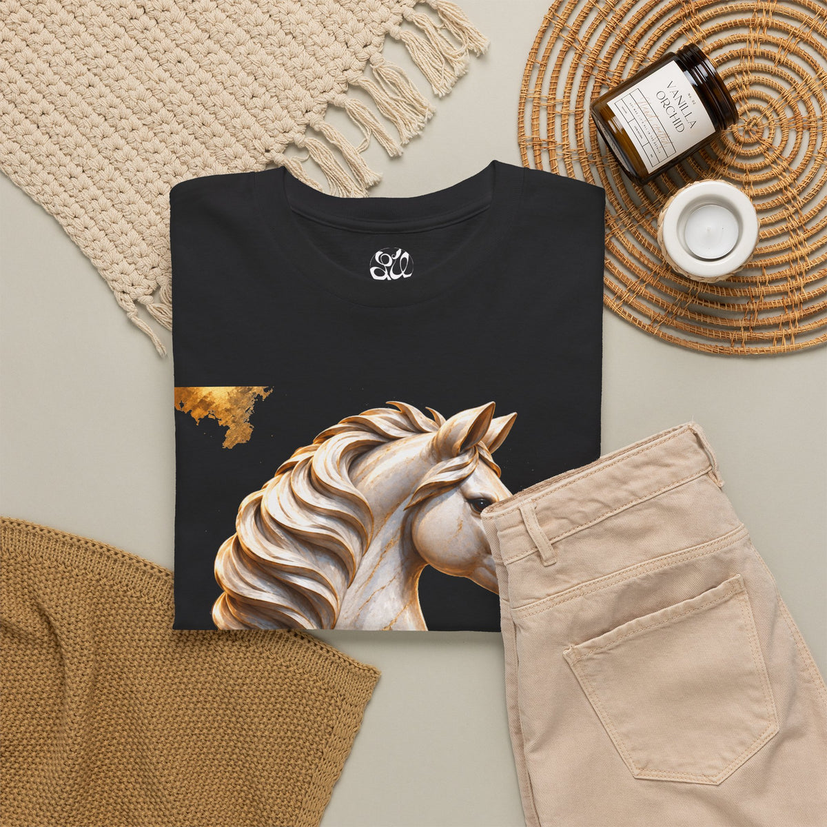White Knight Chess T‑Shirt — 'The move is there, but you must see it.' Quote Tee
