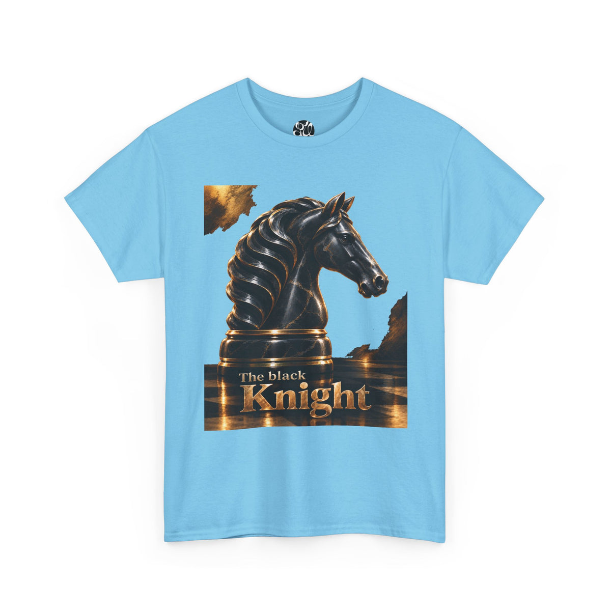 The Black Knight Chess horse t-shirt | Chess Piece Graphics