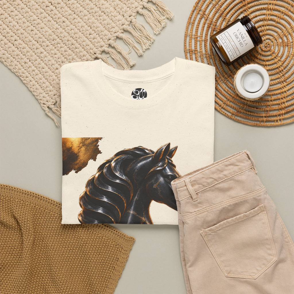 The Black Knight Chess horse t-shirt | Chess Piece Graphics