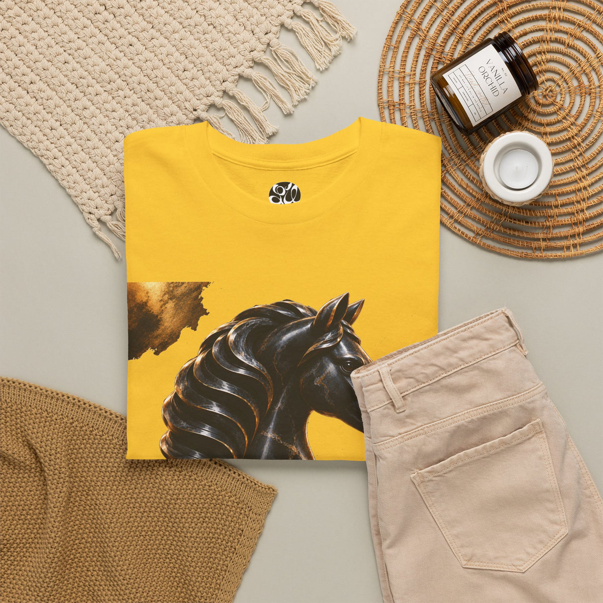 The Black Knight Chess horse t-shirt | Chess Piece Graphics