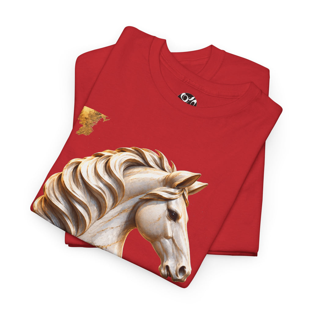 White Knight Chess T‑Shirt — 'The move is there, but you must see it.' Quote Tee