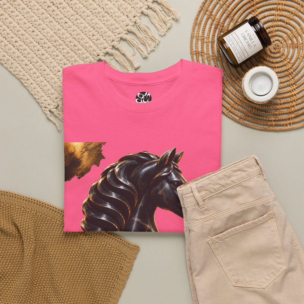 The Black Knight Chess horse t-shirt | Chess Piece Graphics