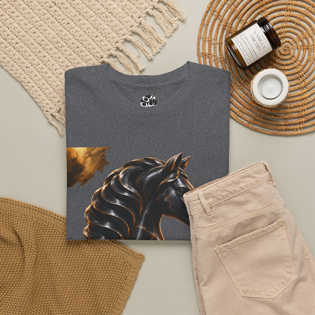 The Black Knight Chess horse t-shirt | Chess Piece Graphics