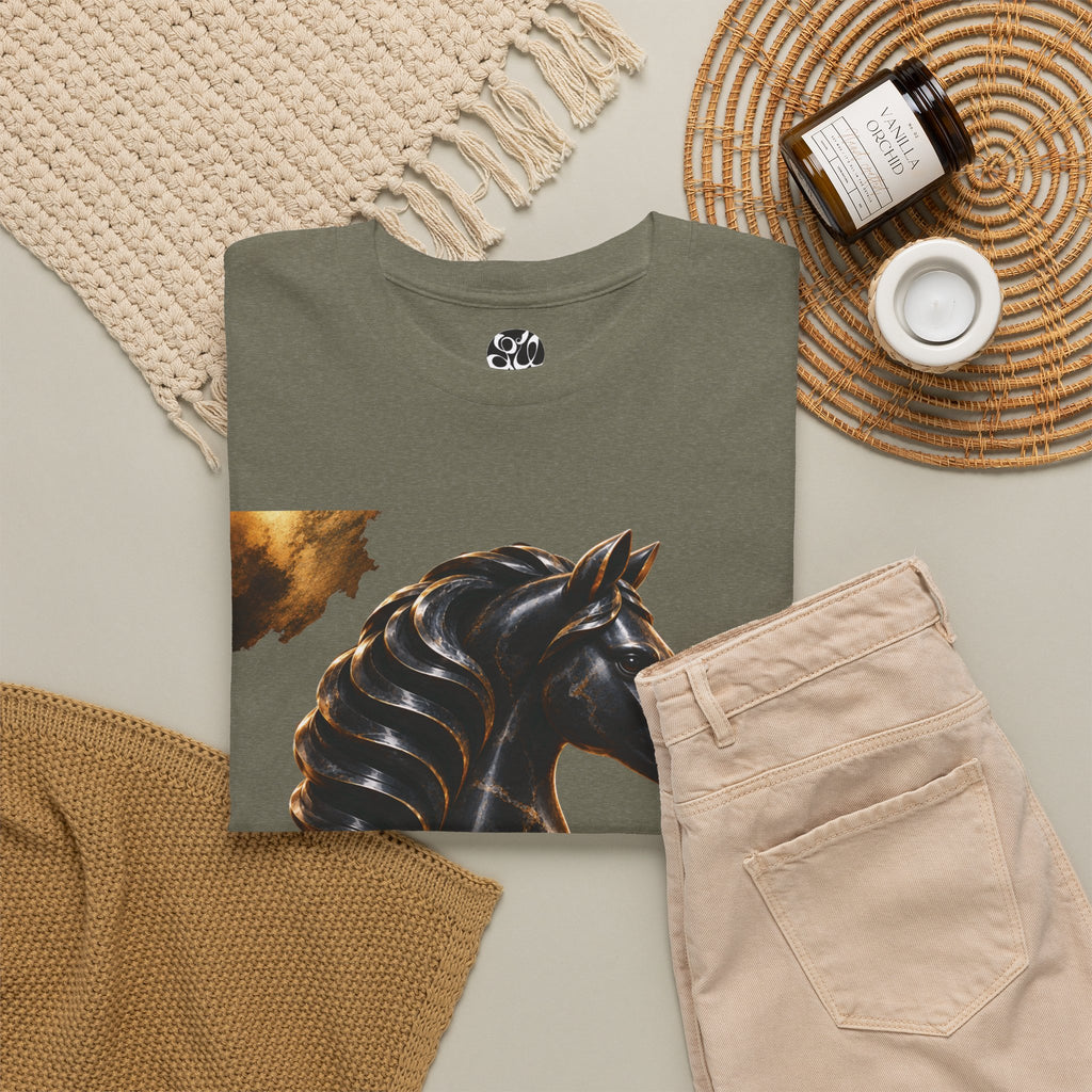The Black Knight Chess horse t-shirt | Chess Piece Graphics