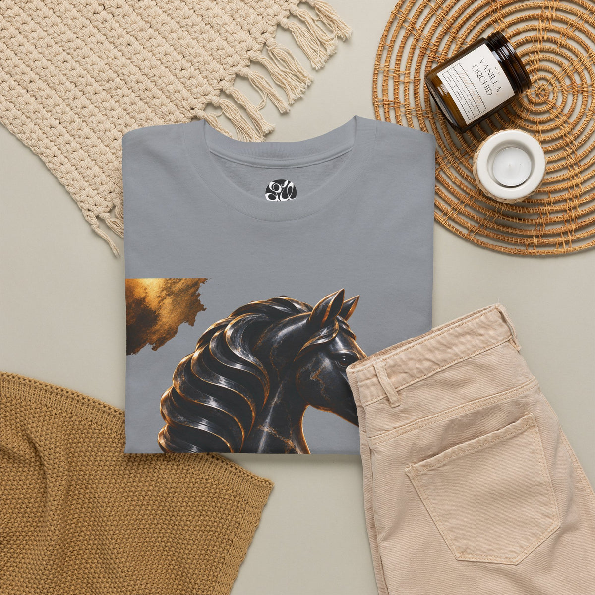 The Black Knight Chess horse t-shirt | Chess Piece Graphics