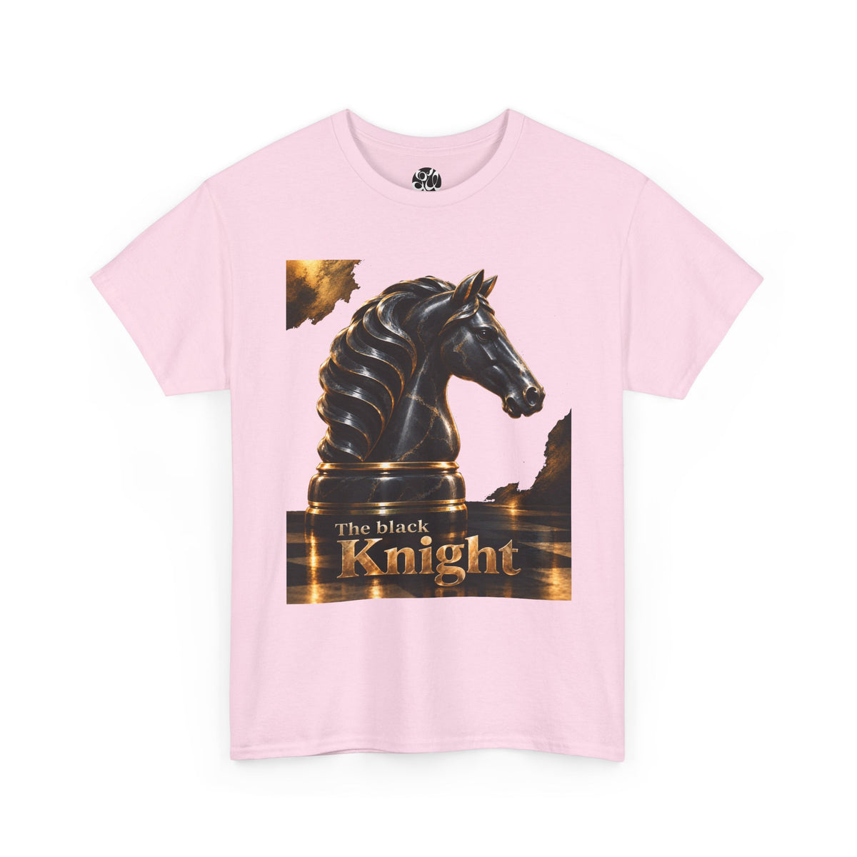 The Black Knight Chess horse t-shirt | Chess Piece Graphics