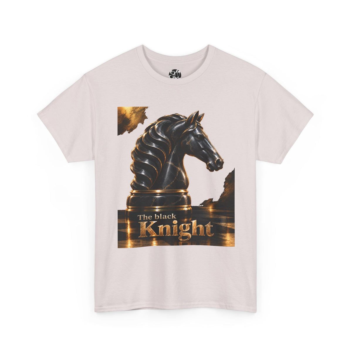 The Black Knight Chess horse t-shirt | Chess Piece Graphics