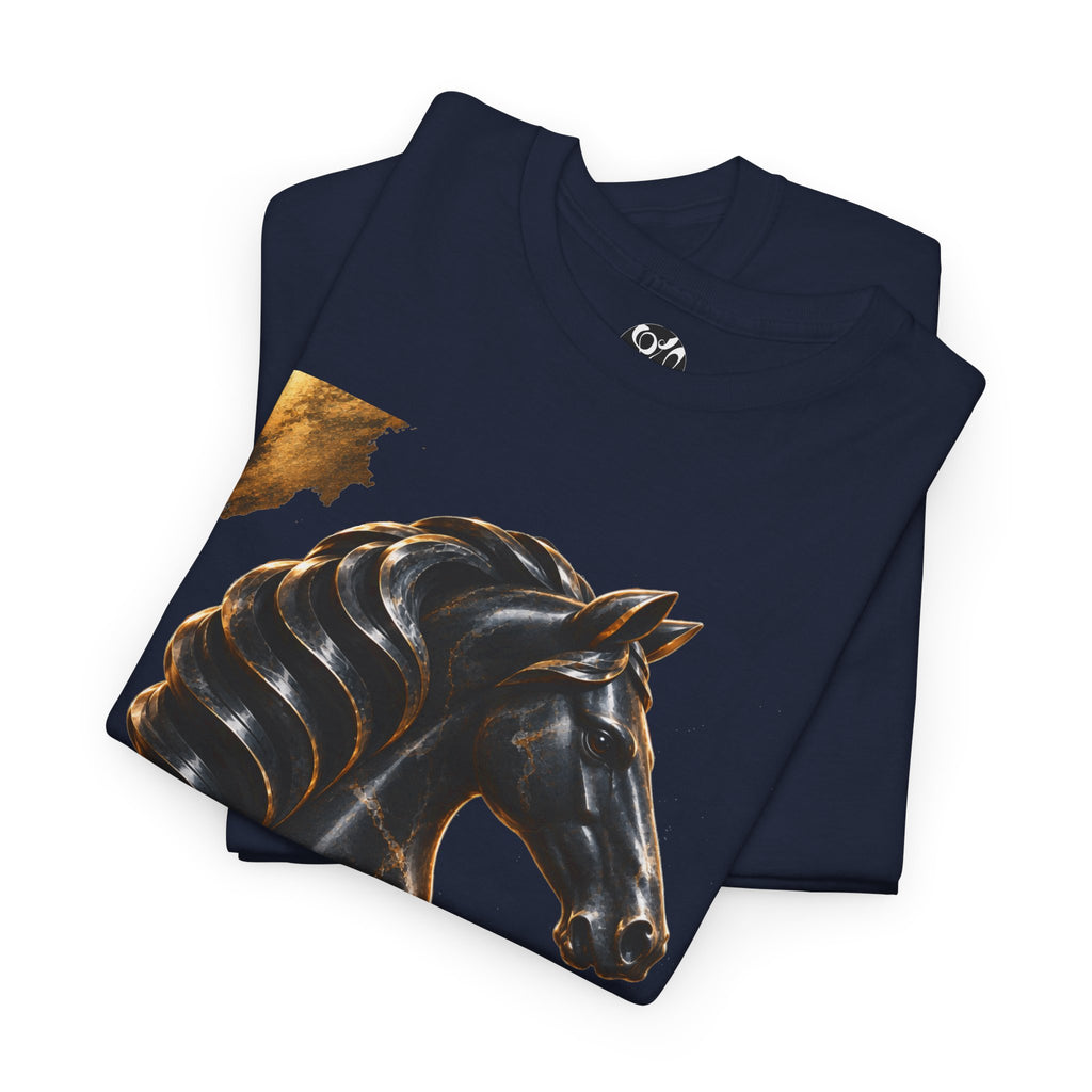 The Black Knight Chess horse t-shirt | Chess Piece Graphics