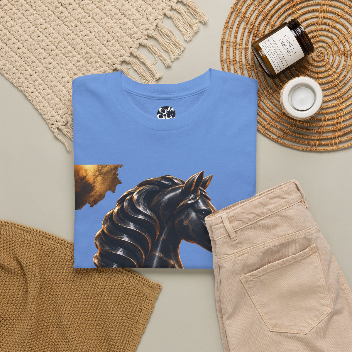 The Black Knight Chess horse t-shirt | Chess Piece Graphics