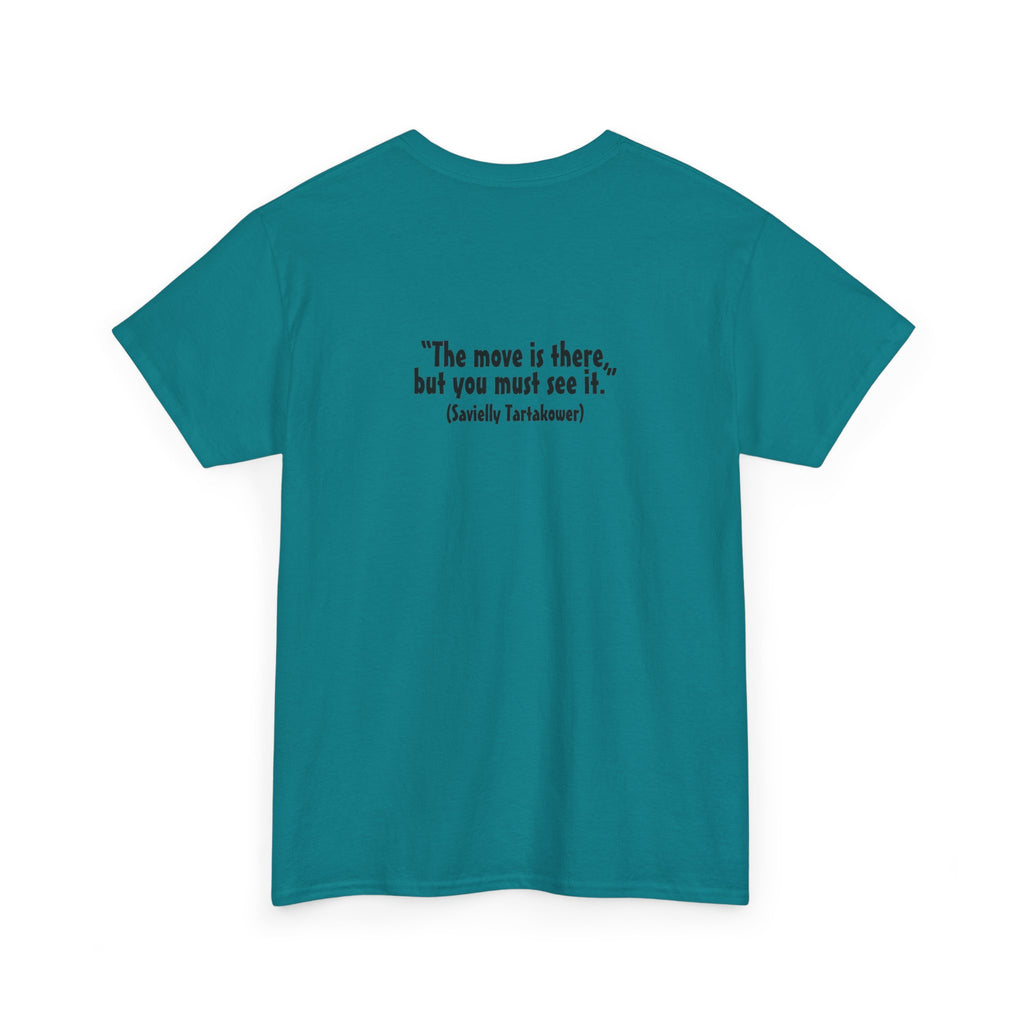 The Black Knight Chess horse t-shirt | Chess Piece Graphics