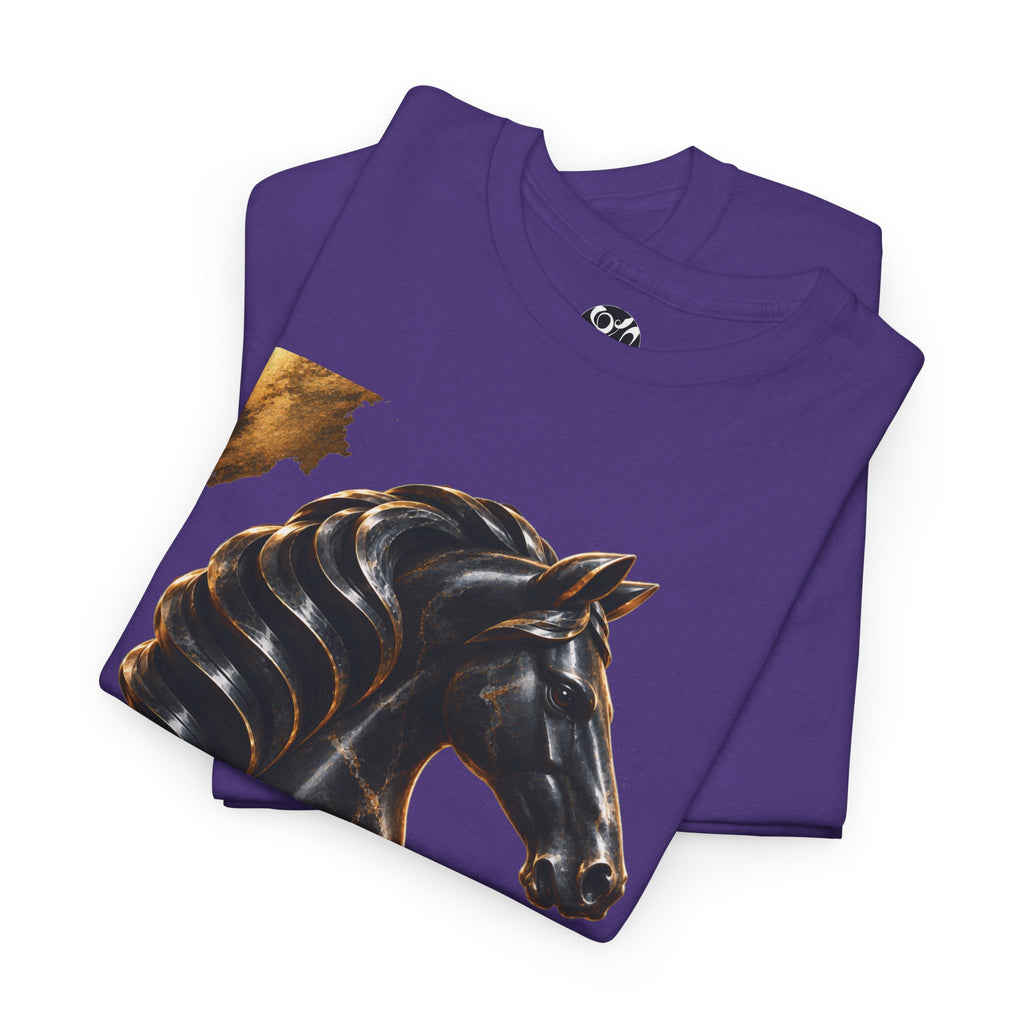 The Black Knight Chess horse t-shirt | Chess Piece Graphics