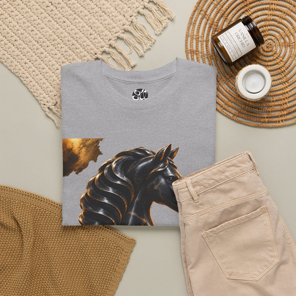 The Black Knight Chess horse t-shirt | Chess Piece Graphics