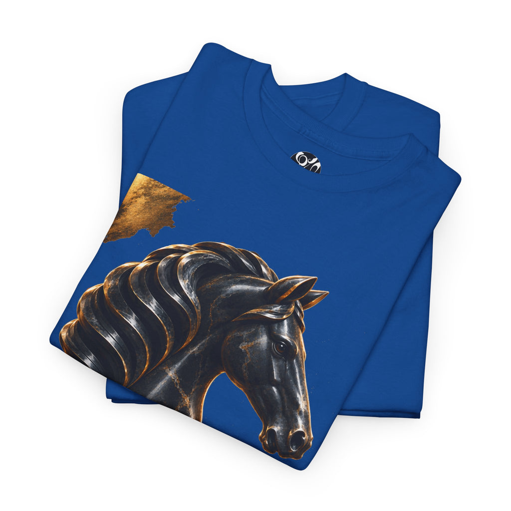 The Black Knight Chess horse t-shirt | Chess Piece Graphics