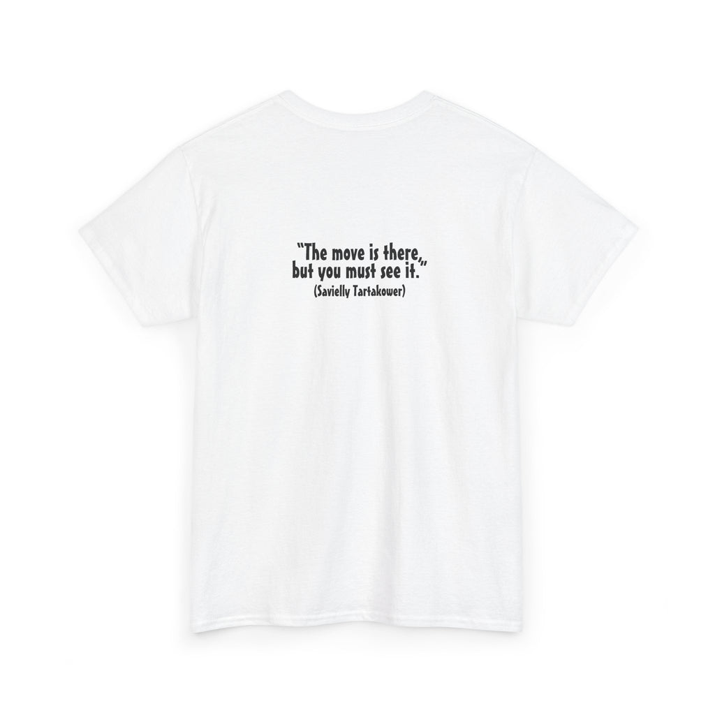 The Black Knight Chess horse t-shirt | Chess Piece Graphics