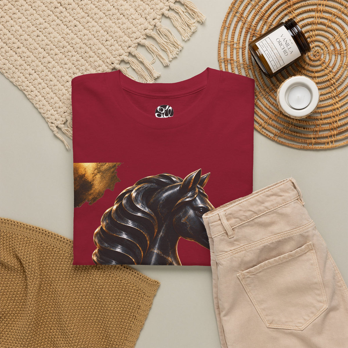 The Black Knight Chess horse t-shirt | Chess Piece Graphics