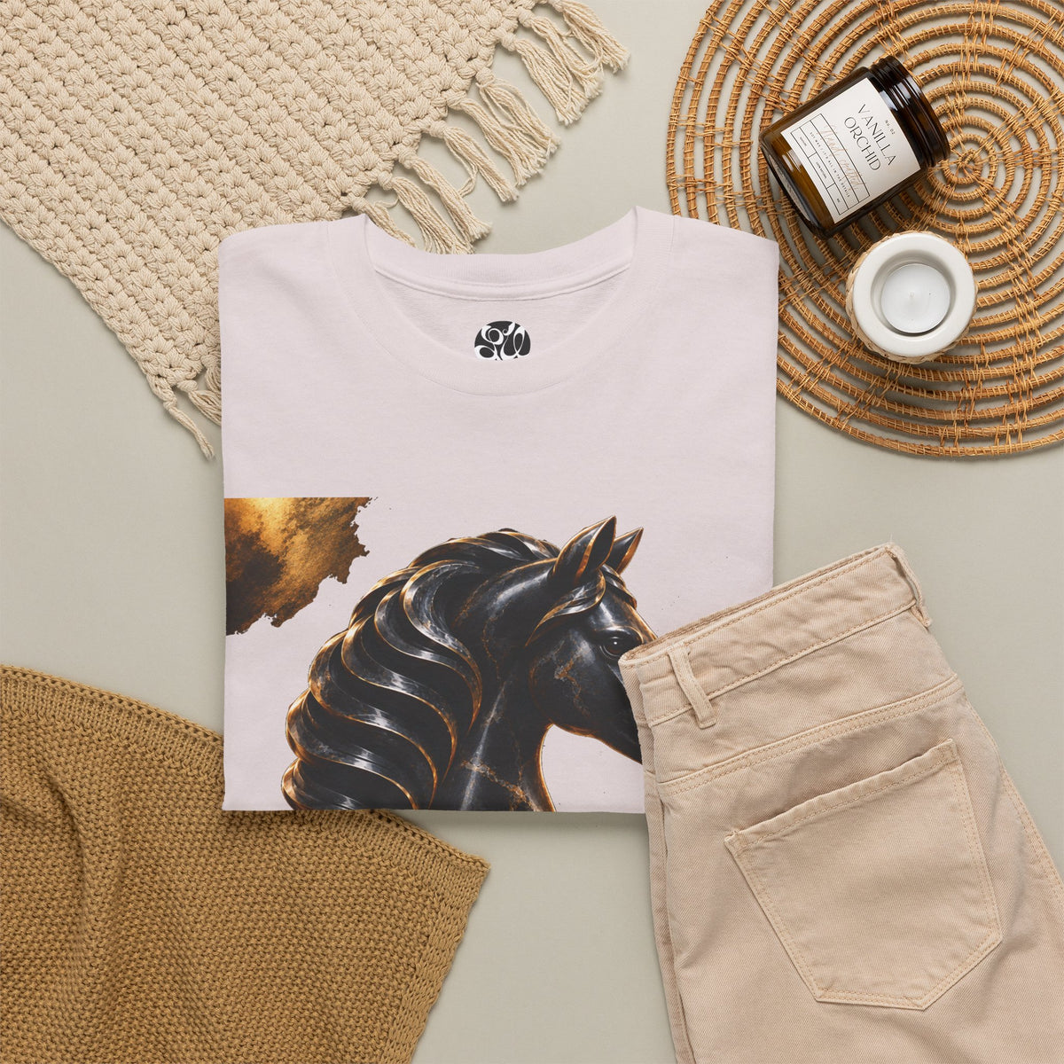 The Black Knight Chess horse t-shirt | Chess Piece Graphics