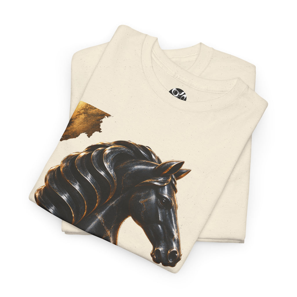The Black Knight Chess horse t-shirt | Chess Piece Graphics