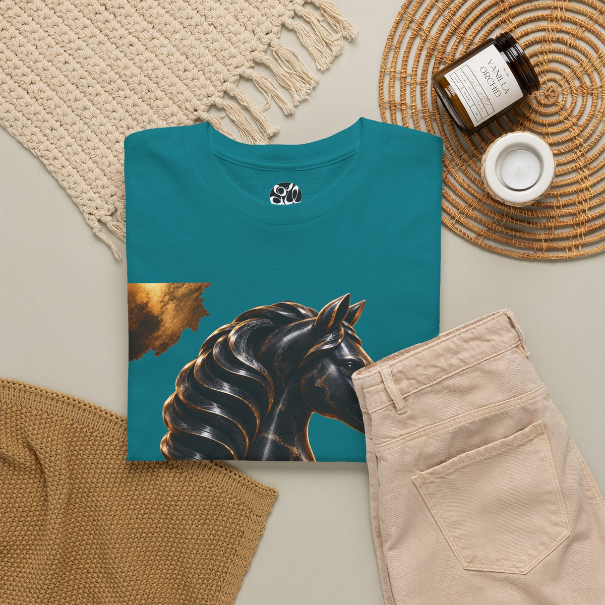 The Black Knight Chess horse t-shirt | Chess Piece Graphics