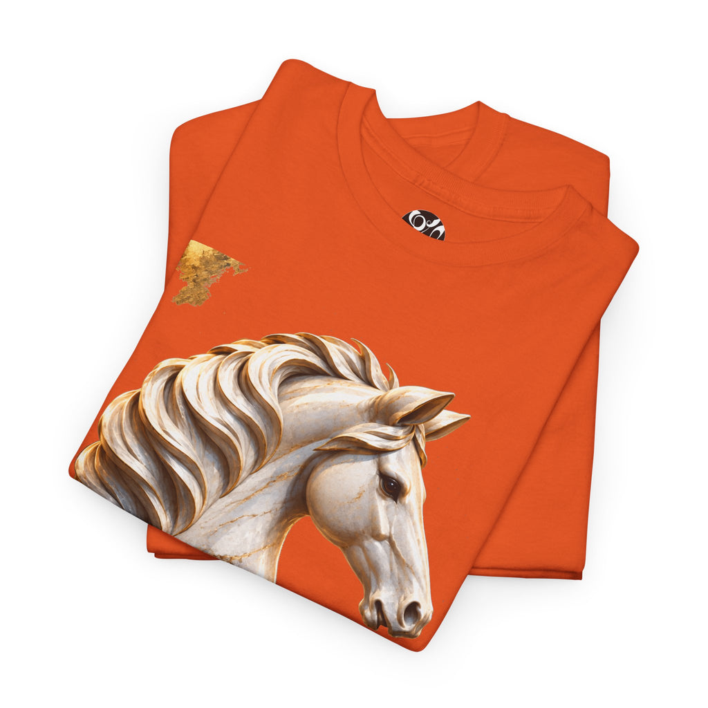 White Knight Chess T‑Shirt — 'The move is there, but you must see it.' Quote Tee