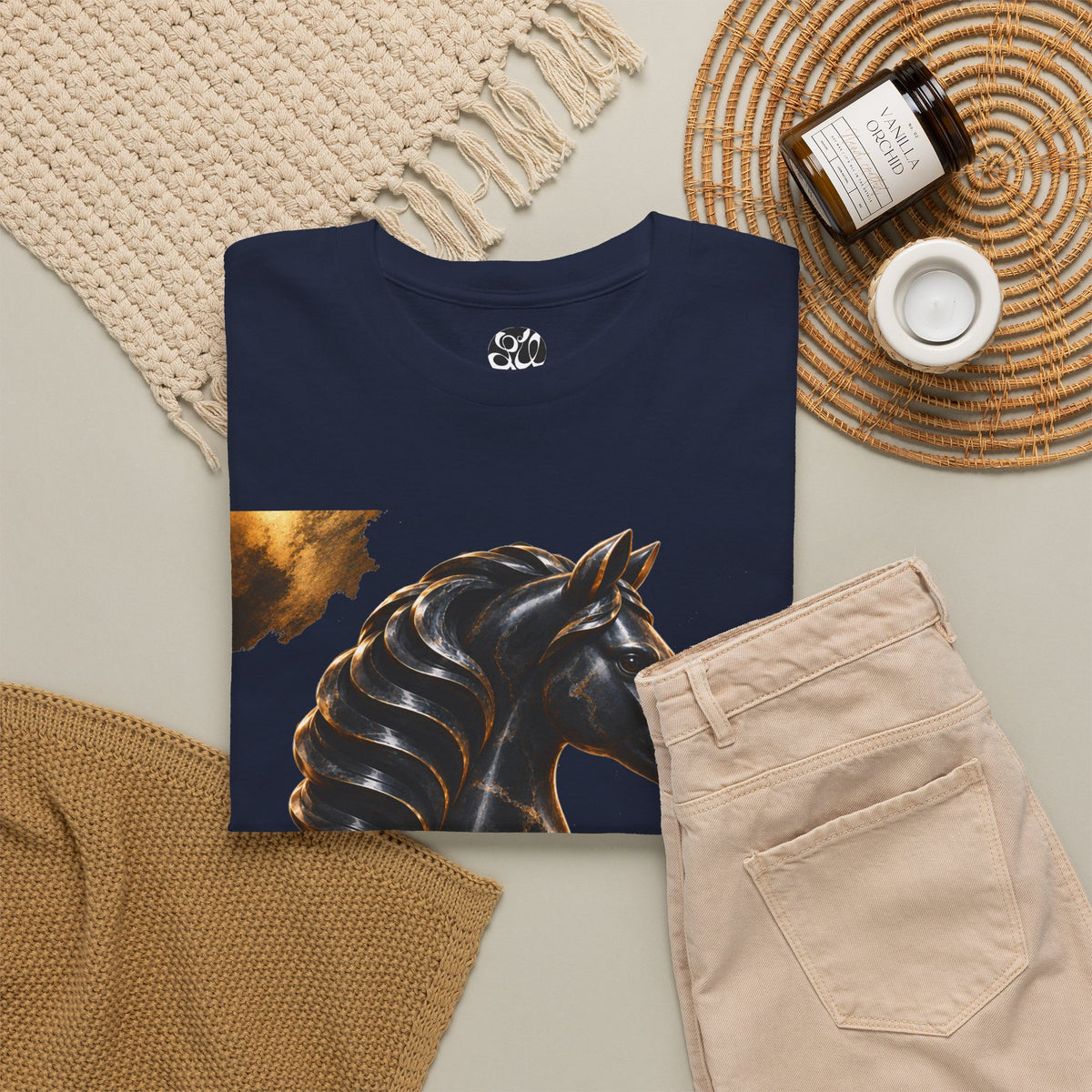The Black Knight Chess horse t-shirt | Chess Piece Graphics