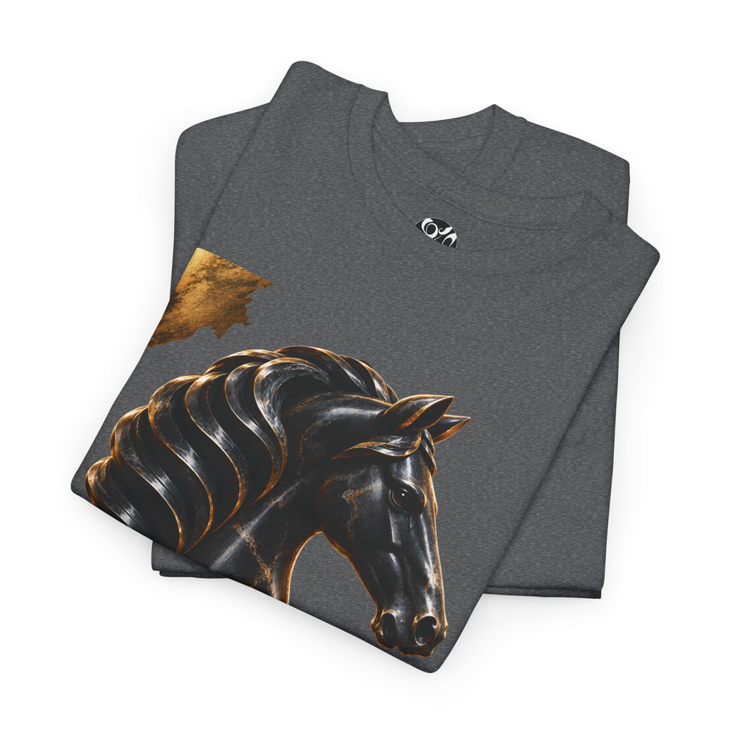 The Black Knight Chess horse t-shirt | Chess Piece Graphics