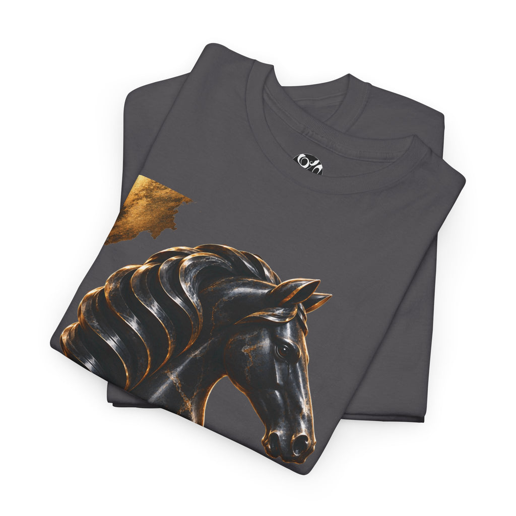 The Black Knight Chess horse t-shirt | Chess Piece Graphics