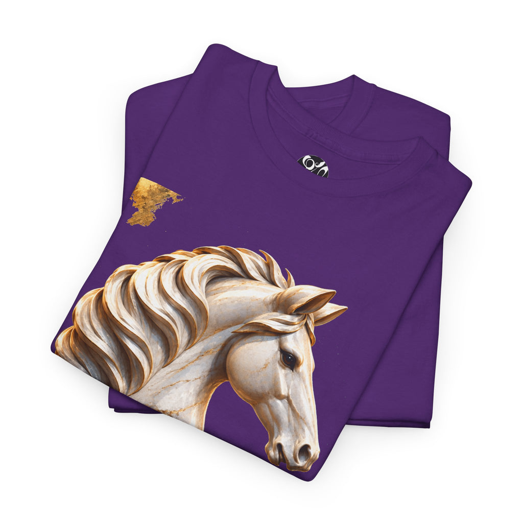 White Knight Chess T‑Shirt — 'The move is there, but you must see it.' Quote Tee
