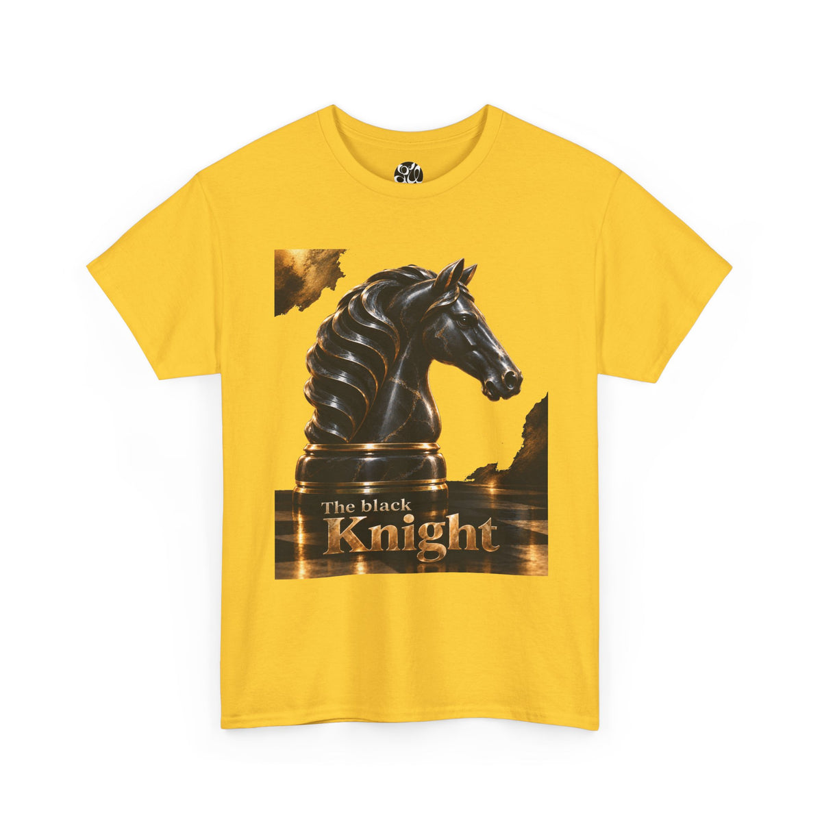 The Black Knight Chess horse t-shirt | Chess Piece Graphics