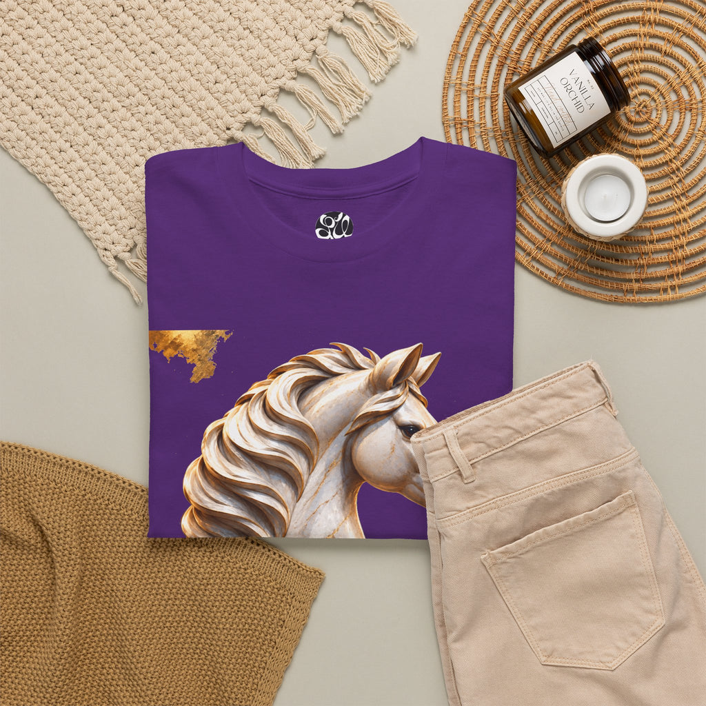 White Knight Chess T‑Shirt — 'The move is there, but you must see it.' Quote Tee