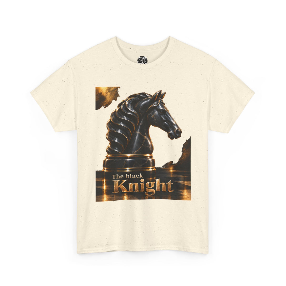The Black Knight Chess horse t-shirt | Chess Piece Graphics